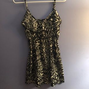 Black and white summer dress